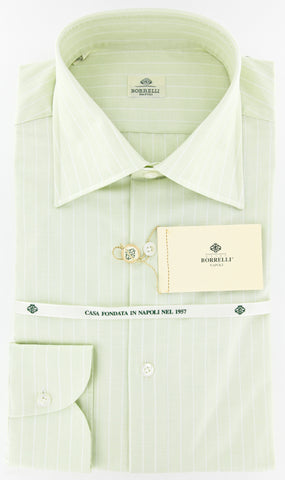Luigi Borrelli Green Shirt – Size: 16 US / 41 EU