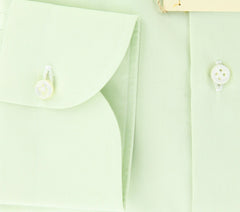 Luigi Borrelli Light Green Solid Shirt - Slim - (GB7742) - Parent