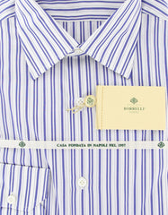 Luigi Borrelli Blue Shirt 15.75/40