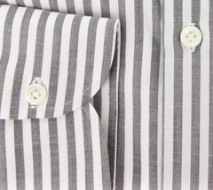 Borrelli Brown Striped Shirt - Extra Slim - 16/41 - (EV5170LEONARDO)