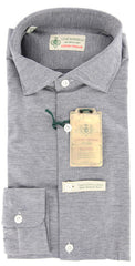 Luigi Borrelli Gray Fancy Shirt - Extra Slim - M/M - (MA2540ANDREA)