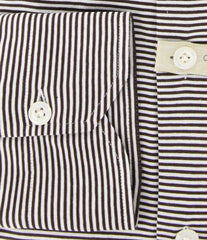 Borrelli Brown Striped Shirt - Extra Slim - M/M - (MA2820060STEFANO)