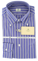 Luigi Borrelli Blue Shirt 15.5/39