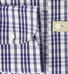 Luigi Borrelli Navy Blue Shirt 15.75/40