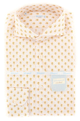 Giampaolo Yellow Paisley Shirt - Extra Slim - 15.75/40 -(GP6082S296SE31PT3)