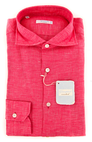 Giampaolo Red Shirt - Extra Slim