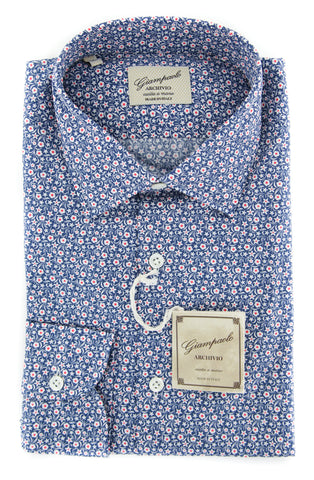 Giampaolo Navy Blue Shirt - Extra Slim