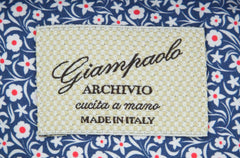 Giampaolo Navy Blue Floral Shirt - Extra Slim - (608GP-TS1764-70) - Parent