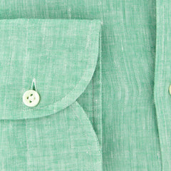 Giampaolo Green Melange Shirt - Extra Slim - (GP6181725CIROPT1) - Parent