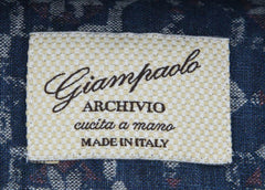 Giampaolo Blue Fancy Shirt - Extra Slim - (GP61817597MATPT1) - Parent