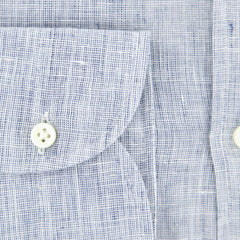 Giampaolo Blue Melange Shirt - Extra Slim - (GP61825777FA24PT1) - Parent