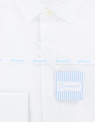 Giampaolo White Tuxedo Fancy Bib Shirt - Slim - (GPEV26500010DIPFS) - Parent