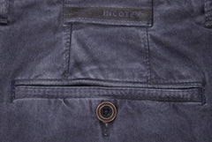 Incotex Purple Solid Pants - Slim - (1ST60590601837) - Parent