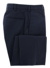 Incotex Navy Blue Solid Pants - Slim - 38/54 - (IN1117173)