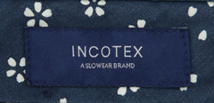 Incotex Navy Blue Solid Pants - Slim - (IN1117173) - Parent