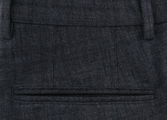Incotex Charcoal Gray Melange Pants - Slim - (IN1121175) - Parent