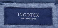 Incotex Blue Solid Pants - Slim - (IN-S0W030-S6398-831) - Parent