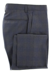 Incotex Dark Gray Plaid Pants - Slim - (IN00305613920) - Parent