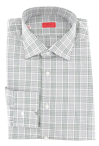 Isaia Green Shirt - Slim