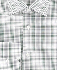 Isaia Green Plaid Cotton Shirt - Slim - (252) - Parent