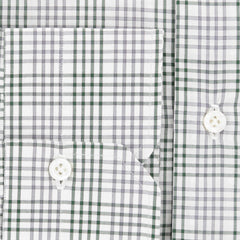 Isaia Green Plaid Cotton Shirt - Slim - (252) - Parent