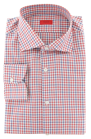 Isaia Red Shirt - Extra Slim