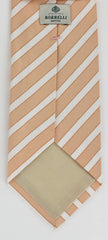 Luigi Borrelli Orange Silk Tie