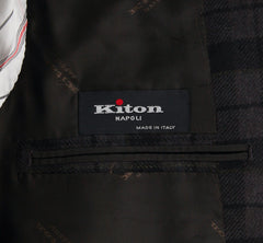 Kiton Brown Cashmere Plaid Sportcoat -  40/50 - (CASHBRNPLD)