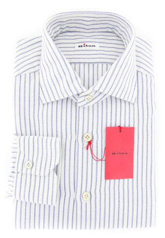 Kiton Blue Shirt - Slim