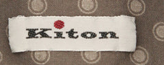 Kiton Brown Polka Dot Shirt - Slim - (KTUCFTH47087FAA1) - Parent