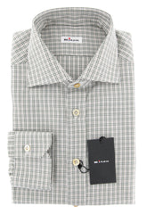 Kiton Green Plaid Shirt - Slim - Size XL (US) / XL (EU) - (H521505WA1)