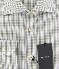 Kiton Green Plaid Shirt - Slim - (H521505WA1) - Parent
