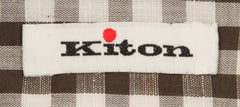 Kiton Brown Check Shirt - Slim - (KTUCM-H430108MBA1) - Parent