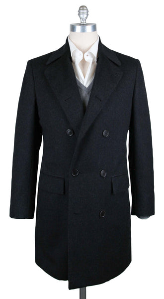 Kiton Charcoal Gray Cashmere Solid Peacoat - (UG01011401464) - Parent