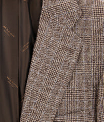 Kiton Light Brown Cashmere Plaid Sportcoat - (KT1010175) - Parent