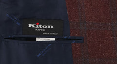 Kiton Red Cashmere Blend Sportcoat - (UG891I0820R7) - Parent