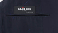 Kiton Dark Blue Wool Solid Sportcoat - (200) - Parent