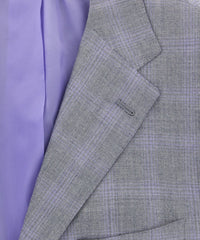 Kiton Light Gray Cashmere Fancy Sportcoat - (KT36B1768R7) - Parent