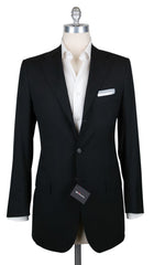 Kiton Black Wool Solid Sportcoat - 40/50 - (UGB37529048L)