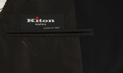 Kiton Black Wool Solid Sportcoat - (UGB37529048L) - Parent