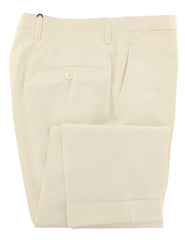 Kiton Off White Solid Pants - Slim - 26/42 - (KT98286826)