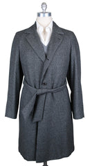 Kiton Gray Cashmere Blend Fancy Coat - 40/50 - (US1911H2811R8)