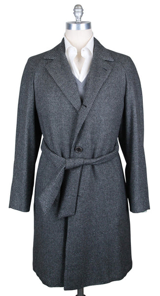 Kiton Gray Cashmere Blend Fancy Coat - (US1911H2811R8) - Parent