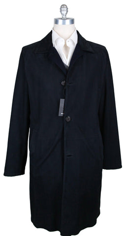 Kiton Navy Blue Reversible Coat