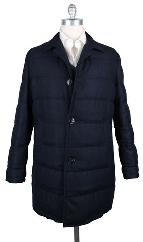 Kiton Midnight Navy Blue Coat