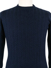Luigi Borrelli Navy Blue Sweater - Size XS (US) / 46 (EU) - (08MG11900770)