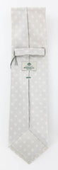 Luigi Borrelli Light Gray Geometric Tie - 3.25" x 58" - (TIEGEOX213)