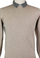 Luigi Borrelli Light Brown Sweater - X Large/54 - (12MG13300302)