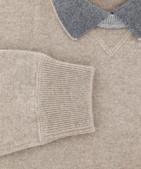 Luigi Borrelli Light Brown Sweater - X Large/54 - (12MG13300302)
