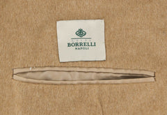 Luigi Borrelli Beige Cashmere Solid Coat - 56/66 - (ALICUDI2029)